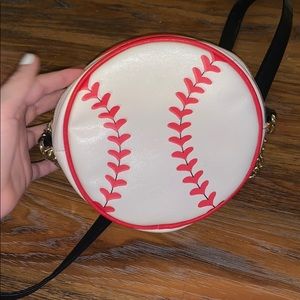 Baseball purse Betsey Johnson crossbody